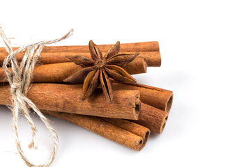 Stars anise and Cinnamon