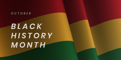 Black History Month. Celebrated annual. Poster, card, banner, background. African History. In February in United States and Canada. In October in Great Britain. - 459523366