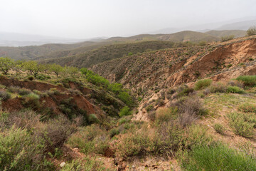 Fototapeta na wymiar mountainous landscape in southern Spain