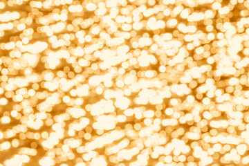 oliday background: golden bokeh circles