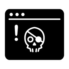 Hacker attack icon