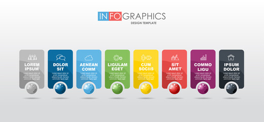 Infographic design template with place for your data. Vector illustration.