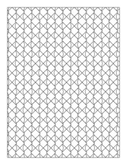 Geometric Pattern Coloring Pages for Coloring Book in Black and withe 