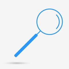 Lens icon isolated object. Vector illustration.