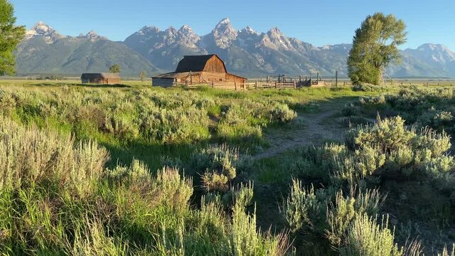 John Moulton Mormon Row Barn in Grand Teton National Park Wyoming