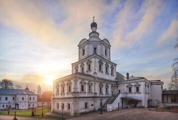 Fototapeta na wymiar Archangel Church in the Andronikov Monastery in Moscow