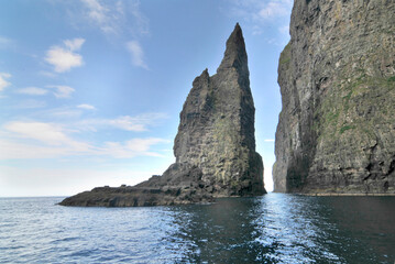 Fototapeta na wymiar Bird cliffs near Vestmanna Streymoy Faroe Islands