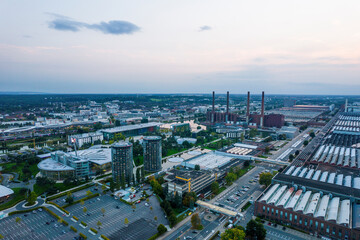 Obraz premium Wolfsburg von oben