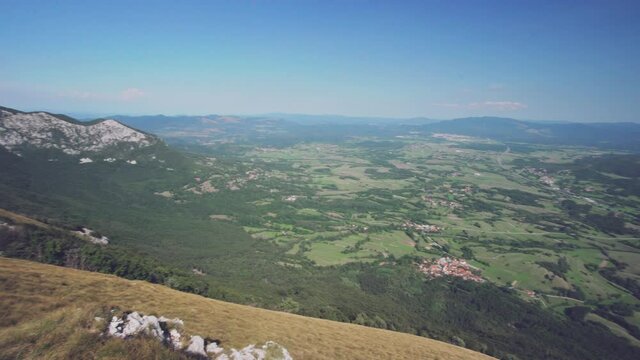 panorama of the mountains