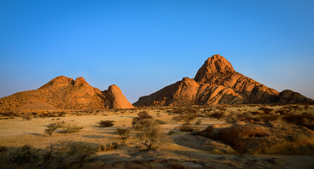 Spitzkoppe mountain range