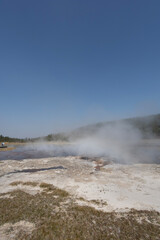 geyser in park national park