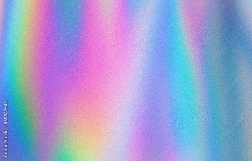 Poster abstract pastel holographic blurred grainy gradient background texture. colorful digital grain soft 