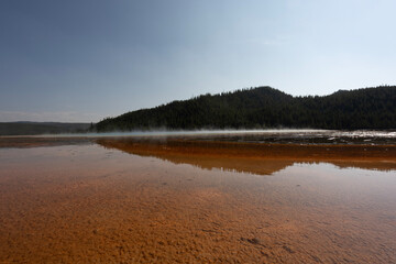 sunrise over the lake