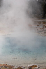 geyser in park national park