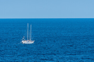 Fototapeta premium sailboat in the black sea