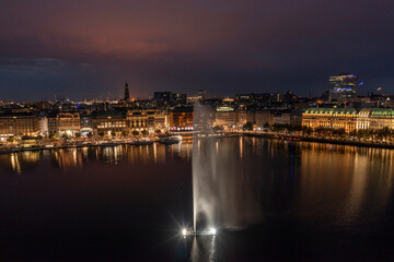 Obraz premium Hamburg - Germany - Panorama from above