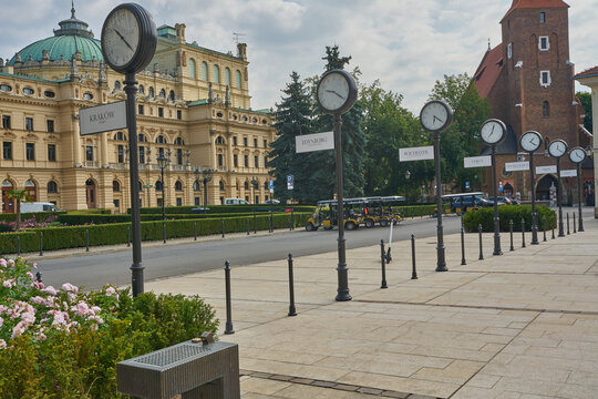Watches in line, Krakow, Poland