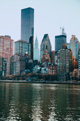 Fototapeta na wymiar Manhattan city skyline 