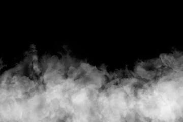 Fototapeta Tło, biały dym na czarnym tle obraz