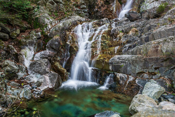 Waterfall of Rio Gandolfi in Genoa