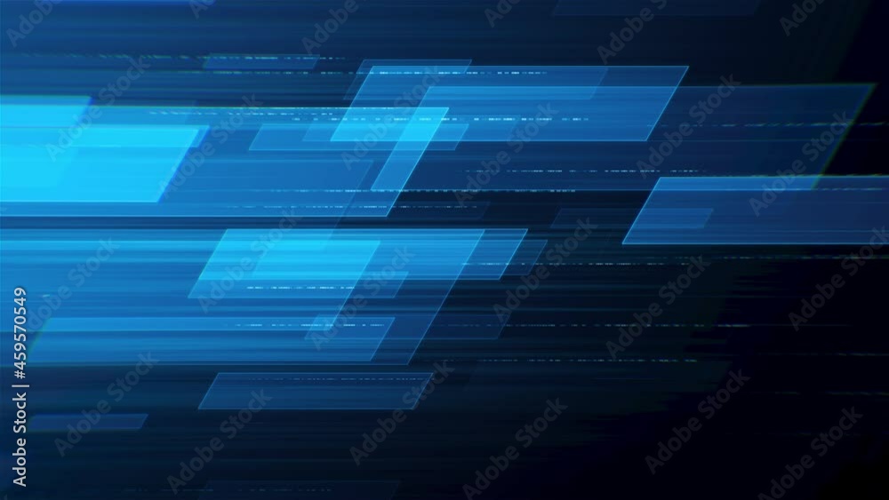 Poster abstract dynamic technology background with blue digital flow. futuristic motion texture for modern 