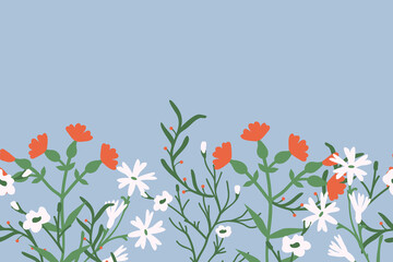 Seamless floral background