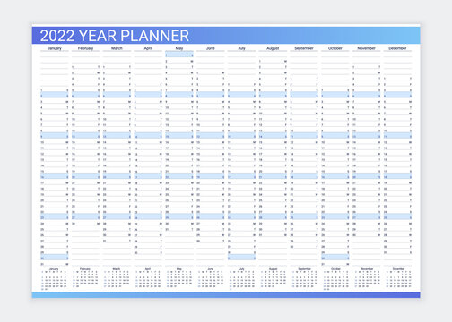 2019 Fashion Year Wall Planner Monthly Calendar Daily Notes 