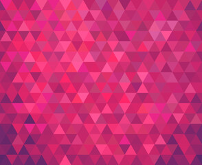 Triangles seamless geometric background, abstract pattern. Vector