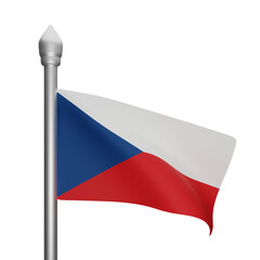 Naklejka premium czech republic national day