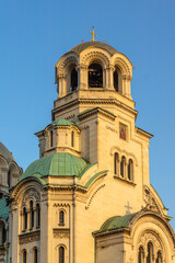 Fototapeta premium Cathedral Saint Alexander Nevski in Sofia, Bulgaria