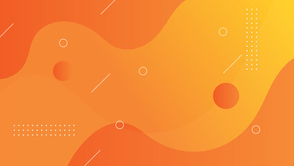 abstract orange wave background.vector illustration
