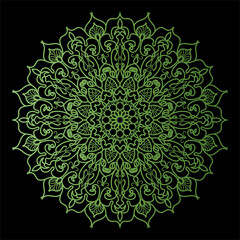 Circular pattern in form of mandala