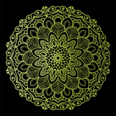 Circular pattern in form of mandala