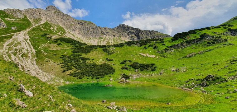 Untere Gaisalpsee, Allg&auml;uer Landschaft 