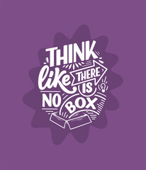 Hand drawn lettering quote in modern calligraphy style about business motivation. Inspiration slogan for print and poster design. Vector