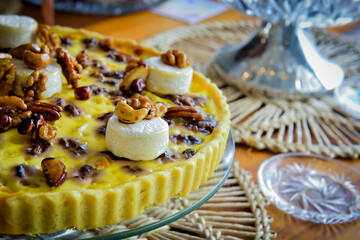 christmas cake with nuts