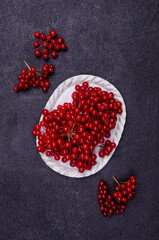 Red viburnum berries
