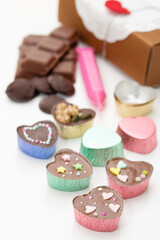 バレンタインデーの手作りチョコレート