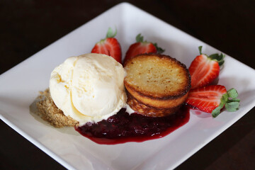 Sobre mesa de morando com cocada