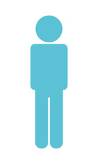 pictogram man icon