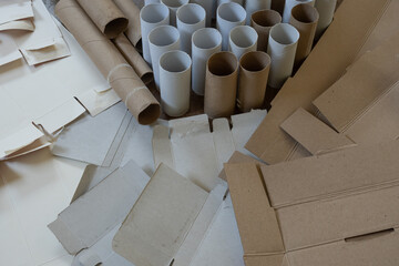 Classification of different types of cardboard
