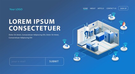 installation protector with sensor