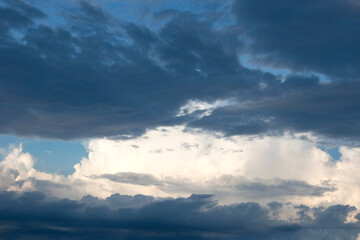 Naklejka na ściany i meble nimbus clouds, Sky natural backgrounds.