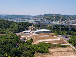来島海峡（しまなみ海道）サンライズ糸山　サイクリングターミナル付近