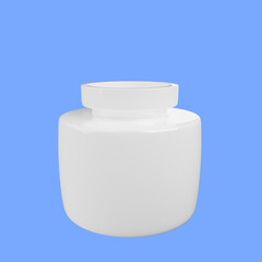 3d illustration of ceramics vase