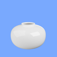 3d illustration of ceramics vase