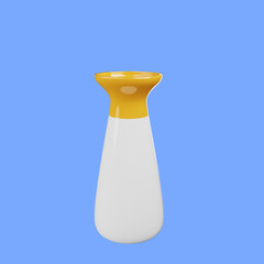 3d illustration of ceramics vase