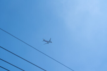 airplane in the sky