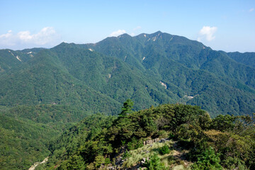 Fototapeta na wymiar 鈴鹿山脈　風景