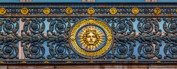 Sun King Decoration Government Buildings Paris France